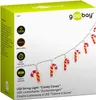 The image shows the packaging of a string of LED lights shaped like candy canes. Produktbild-Vorschau