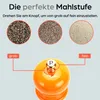 Salz und Pfeffermühle Set Hochglanz Orange 22 cm – Produktbild-Vorschau 4