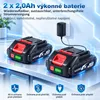AJIEQAQ Aku vrtačka/šroubovák 21V MAX, 45 Nm, 18+1, 2 Náhled obrázku produktu 4