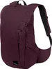 A burgundy Jack Wolfskin backpack is shown against a white background. Produktbild-Vorschau