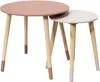Set von 2 Tischen Bicolor Rose Home Deco Factory Produktbild-Vorschau 7