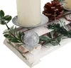 Adventný aranžmán HWC-M12 so svietnikmi, adventný veniec Náhľad obrázku produktu 2