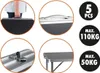 Camping Koffertisch 5 tlg. Aluminium Sitzgruppe, 4 Hocker 1 Produktbild-Vorschau 15