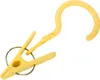 A yellow clothespin with a hook attached, isolated on a white background. Anteprima dell’immagine prodotto