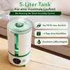 WOHLGRÜN TAU360 Luftbefeuchter mit 5 Liter Wassertank und Top Fill Befüllung Produktbild-Vorschau