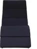 vidaXL Sonnenliege mit Auflage Poly Rattan Schwarz Produktbild-Vorschau 2