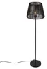 Outdoor Stehleuchte Schwarz mit Schwarzem Seilschirm IP44 Produktbild-Vorschau 6