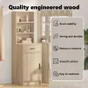 vidaXL Highboard Sonoma-Eiche 40 x 40,5 x 135 cm Produktbild-Vorschau 4
