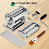 Manuelle Nudelmaschine, Edelstahl Pastamaker mit zwei Produktbild-Vorschau 6
