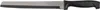 A close-up shot of a knife with a silver blade and a black handle, isolated on a white background. Produktbild-Vorschau