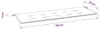 vidaXL Cuscino per panchina da giardino crema 150x50x3 cm Anteprima dell’immagine prodotto 7