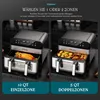 Heißluftfritteuse 10L Airfryer, Doppel Heissluftfritteuse 2 Produktbild-Vorschau 2