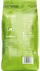 The back of a green coffee bean bag with product information and branding. Produktbild-Vorschau