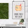 Mr. & Mrs. Panda Bild Toast Party DIN A2 - Grau Pastell - Produktbild-Vorschau 2