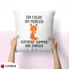 22Feels Fuchs Kissen Lustig Deko Süß Tier Geschenk Frauen Produktbild-Vorschau 3