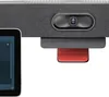 Close-up of a video conferencing device with a camera and a tablet. Produktbild-Vorschau