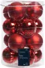 16-teilige Glas-Weihnachtskugel-Set Rot, Glänzend & Matt, 8 Produktbild-Vorschau 10