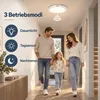 Akku Deckenleuchte Bewegungsmelder Lampe Innen USB Mit Produktbild-Vorschau 6