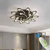Lampa sufitowa LED 2127Black-15 Ø 115 160 W z pilotem Podgląd zdjęcia produktu 4