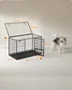 Klec pro psy FEANDREA, box pro psy se 2 dvířky, 139 x 79 x Náhled obrázku produktu 4