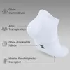 Sneakersocken ohne Naht Uni Kurzsocken Baumwolle Herren Produktbild-Vorschau 4