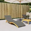 vidaXL Vankúš na ležadlo melange tmavo šedý 200x60x4 cm Náhľad obrázku produktu 3