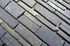 Mosaik Fliese Marmor Naturstein grau anthrazit - schwarz Produktbild-Vorschau 3