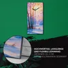 Leinwand Uhr Küche Wohnzimmer Bild Kunstdruck 30x60 Gemälde Produktbild-Vorschau 5