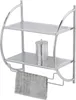 WENKO Wand Regal Bad EXKLUSIV 2 Ablagen Handtuch Stangen Produktbild-Vorschau 1