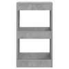 vidaXL Bücherregal/Raumteiler Betongrau 40x30x72 cm Produktbild-Vorschau 3