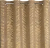 Vorhang SARA dunkebeige gold 140x250 cm  Ösen Ösenvorhang Produktbild-Vorschau 9