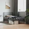 vidaXL Postel s čelem kovová černá 90x190 cm Náhled obrázku produktu 3