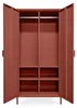 Industrieller Metallkleiderschrank, 170 cm hoch, 2 Türen, 4 Produktbild-Vorschau 7