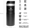 Stanley kubek termiczny NEVERLEAK - MATTE BLACK 470ml Produktbild-Vorschau 13