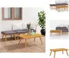 vidaXL 4-tlg. Garten-Lounge-Set mit Kissen Massivholz Produktbild-Vorschau 1