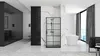 Rea Duschkabine Concept 80X100 Black + Duschtasse Savoy Produktbild-Vorschau 4