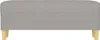 vidaXL Lavica Light Grey 100x35x41 cm Látka Náhľad obrázku produktu 3