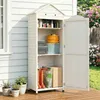 Outsunny Gartenschrank Holz extra hohe Geräteschuppen mit Produktbild-Vorschau 2