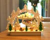 BRUBAKER 3D LED Lichterbogen Schwibbogen - Winterlandschaft Produktbild-Vorschau 2