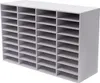 A white, multi-compartment organizer unit is shown against a white background. Náhled obrázku produktu