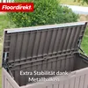 Floordirekt Gartenbox Holz-Optik wetterfeste Kissenbox 300L Produktbild-Vorschau 10