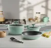 STONELINE® Kochgeschirr-Set 11-teilig 18/20/24 Mint | mit Produktbild-Vorschau 3