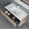 doporro Meuble de Salle de Bain Suspendu Chêne Clair Voir les images du produit 5