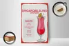 Holzschild Rezept Singapore Sling Cocktail Recipe 12x18 cm Produktbild-Vorschau 3