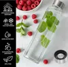Trinkflasche aus Glas 550ml (Grün) Auslaufsichere Produktbild-Vorschau 4