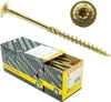 Domax Tellerkopfschrauben Holzbauschrauben gelb 8 x 70 mm Produktbild-Vorschau 1
