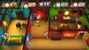 A split-screen view of a video game, showing different rooms and characters. Podgląd zdjęcia produktu