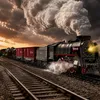 Spielzeug-Zug Elektrische Zug Spielzeug, Eisenbahn Kinder Produktbild-Vorschau 1