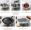 Grill na węgiel drzewny Koreański grill nieprzywierający Podgląd zdjęcia produktu 10