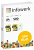 Infowerk Druckerpapier Kopierpapier 500 Blatt 1 x 500 A4 Produktbild-Vorschau 2